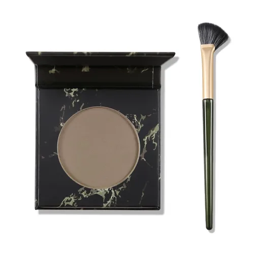 Paleta de contorno Bronzer, polvo de contorno mate, bronceador tono fresco para piel clara y clara, contorno mate construible, polvo gris para