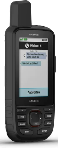Miniatura 2 de Garmin GPSMAP 66i, comunicador GPS portátil y satelital, con mapeo TopoActive y tecnología inReach
