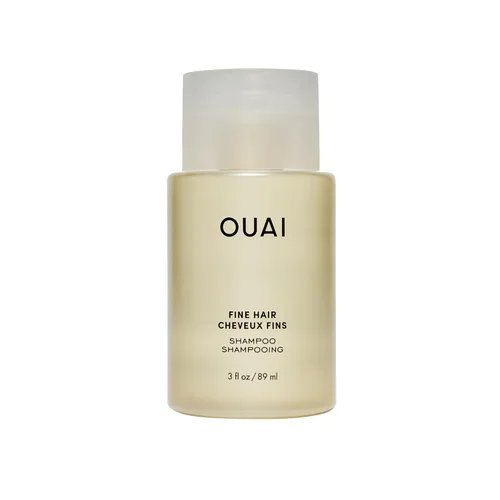 OUAI Champú para Cabello Fino Tamaño de Viaje - Champú Voluminizador con Queratina Fortalecedora, Biotina y Aceite de Semilla de Chía para Cabello