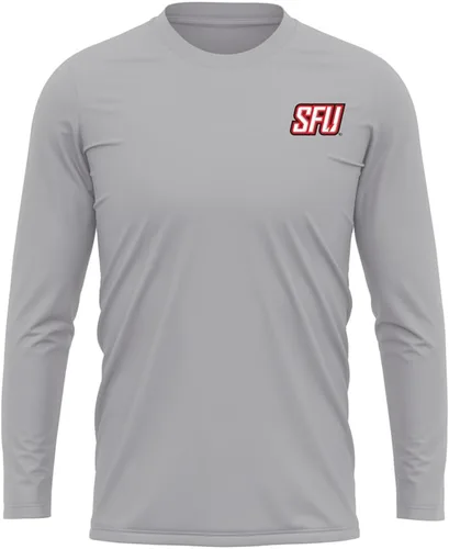 Miniatura 283 de Camisa deportiva de manga larga oficial de la NCAA Collegiate para hombre, con logotipo en el pecho izquierdo, colección Athletic Heather
