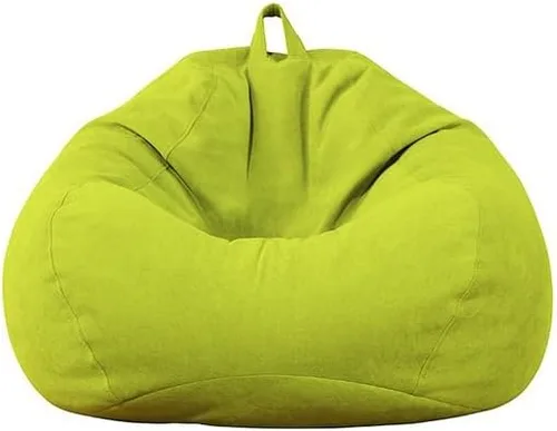 Miniatura 16 de Koolouispoper Funda para sofá grande y pequeña sin relleno, de tela de lino, puf, puff para sala de estar, dormitorio, tatami