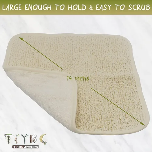 Miniatura 5 de Toallas de mano de ramio y rayón orgánico natural hechas de bambú de doble cara, toallas de mano ultrasuaves para ducha, baño, spa, suaves
