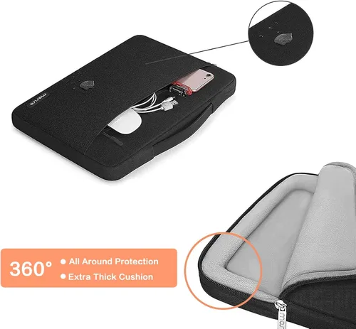 Miniatura 2 de MOSISO Funda protectora 360 para laptop compatible con MacBook Air/Pro, 13-13.3 pulgadas, compatible con MacBook Pro de 14 pulgadas M4 M3 M2 M1 Pro