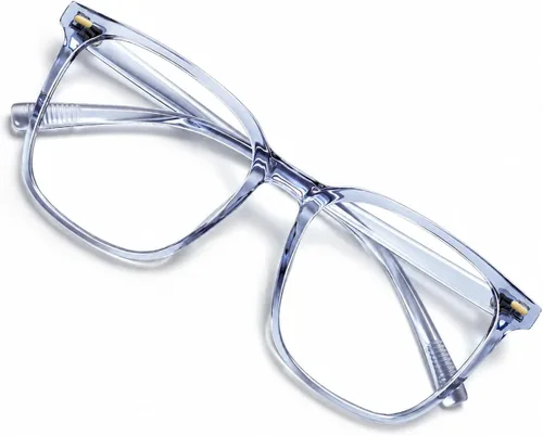 Miniatura 14 de Gafas cuadradas de gran tamaño con bloqueo de luz azul para mujeres y hombres, antifatiga para monitor de computadora, reducen la fatiga ocular