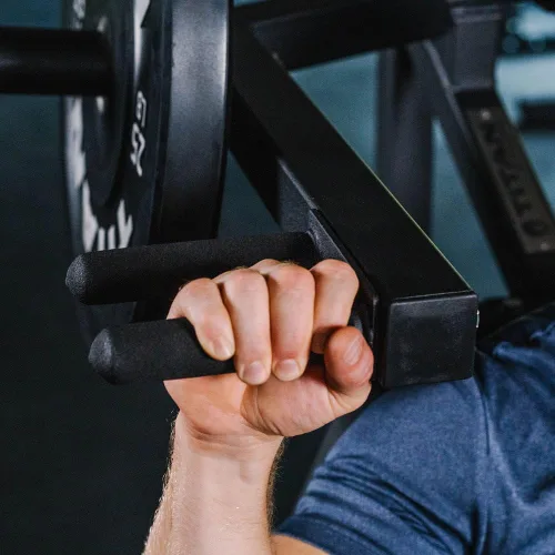 Miniatura 7 de Titan Fitness Máquina de prensa de hombros y deltoides cargada con placa, capacidad de 700 libras, entrenamiento de fuerza superior del cuerpo