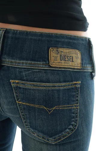 Miniatura 4 de Diesel Cherock Jeans para mujer, Straight, Mezclilla