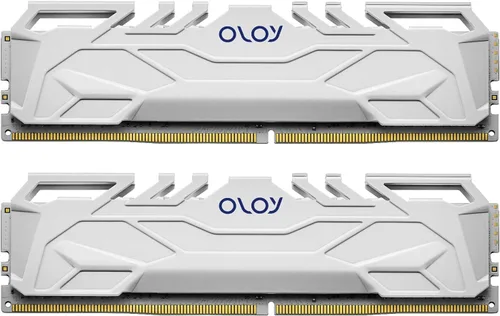 OLOy DDR4 RAM 16 GB (2 x 8 GB) búho blanco 3200 MHz CL16 1.35V 288 pines para juegos de escritorio UDIMM (MD4U0832161BHWDA)