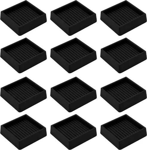 Miniatura 21 de VOCOMO Copas de goma de 2 x 2, almohadillas antideslizantes para muebles, agarre antideslizante, pies antideslizantes para muebles, protector