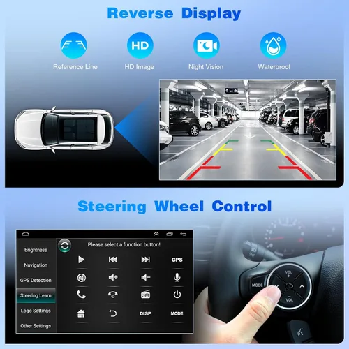 Miniatura 6 de Android 13 Estéreo de coche para Ford F150 2009 2010 2011 2012 2013 2014, 9.7 pulgadas pantalla táctil radio coche con Carplay/Android Auto SWC