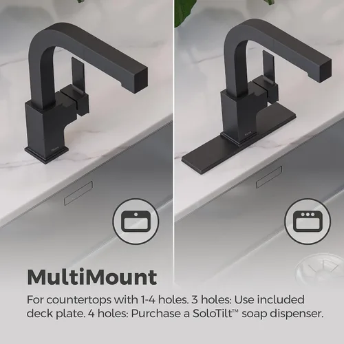 Miniatura 13 de Pfister Arkitek Grifo de cocina con rociador extraíble, manija única, arco alto, acabado negro mate, LG534LPMB