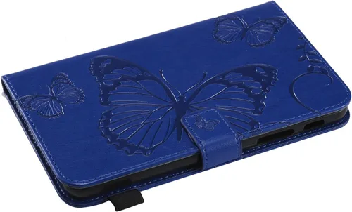 Miniatura 6 de Funda para Samsung Galaxy Tab A 7.0 2016 (SM-T280/T285) con portalápices [Encendido/apagado automático] Folio Stand Smart Magnetic Wallet Embossed