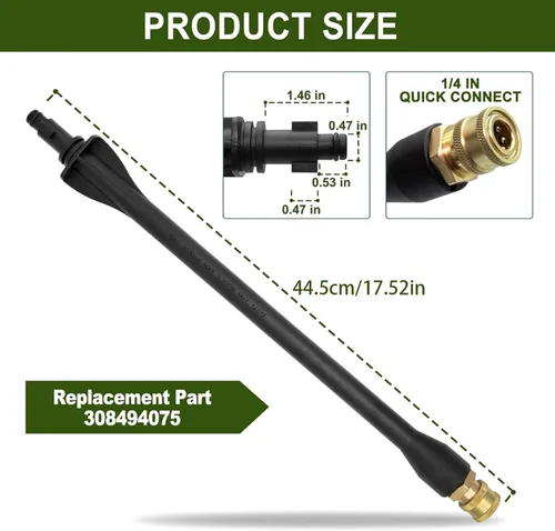 Miniatura 4 de Varita de repuesto ergonómica de alta presión herramienta desconector rápido para RY14122 RY141600 RY14612 K1700 K1710 K1800 extensión de manguera