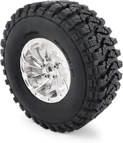 Miniatura 7 de RCLIONS 4pcs 2.2" Crawler neumáticos 4.921 * 1.969 in con inserto de espuma para 1/10 RC Crawler Car Axial SCX10 TRX4 Wraith RBX10 RR10