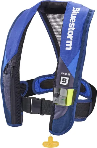 Miniatura 9 de BLUESTORM Atmos 40 Chaleco salvavidas inflable automático y manual para adultos Chaleco salvavidas aprobado por la Guardia Costera de los Estados