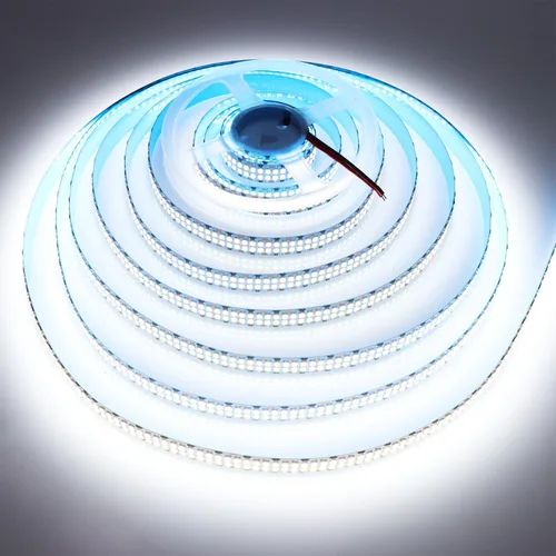 Miniatura 5 de LEDENET Tiras de luces LED 2835 SMD de color blanco frío 6500K 16.4 pies 2400 LEDs, tira de cinta LED flexible de doble fila, lámpara de cinta LED