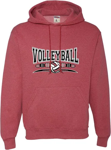 Miniatura 6 de Go All Out Sudadera con capucha para hombre y mujer con diseño fresco de voleibol