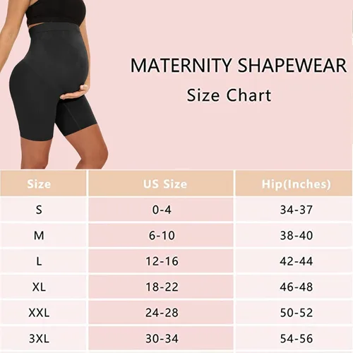 Miniatura 6 de Narcissus Bump Proud - Fajas moldeadoras sin costuras para maternidad, ropa interior a medio muslo - El embarazo debe tener