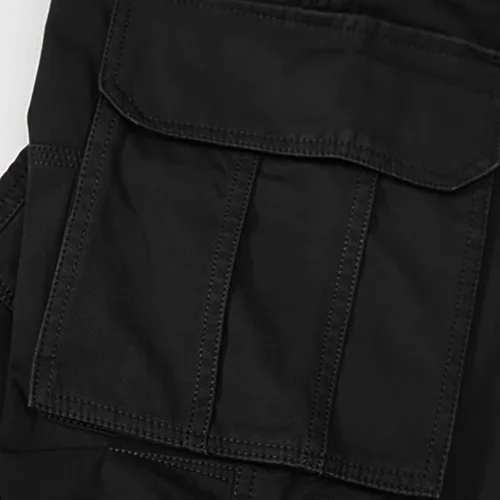 Miniatura 70 de Pantalones deportivos para hombre, pantalones de otoño e invierno y sólidos para hombres y hombres, cómodos con múltiples bolsillos