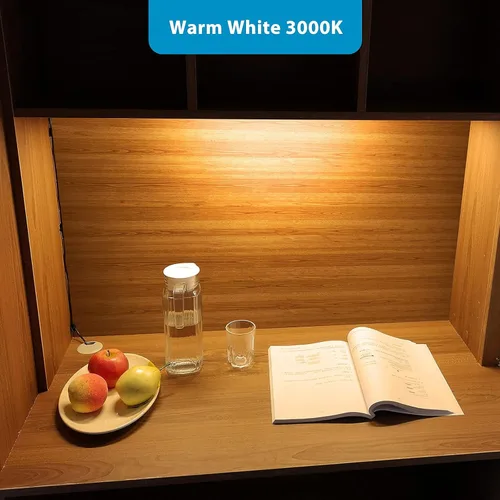 Miniatura 5 de Litever Luz LED para debajo del gabinete con alimentación USB para encimera de cocina, banco de trabajo, estación de café, espacio de trabajo