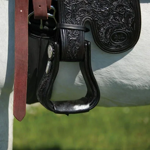 Miniatura 8 de Billy Royal Sedona Western Show Sillín Ideal para caballos de respaldo más corto Calidad hecha a mano Chapado en plata de ley Garantiza