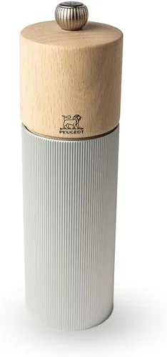 Miniatura 10 de Peugeot - Molinillo de pimienta de línea Classic con ajuste de molienda - Aluminio y madera certificada PEFC - Fabricado en Francia - Color natural.