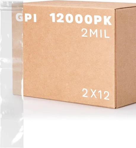 Miniatura 13 de GPI - Bolsas con cremallera de 2 x 6 pulgadas, 1000 unidades, 2 mil, bolsas de plástico transparente con cierre de cremallera, con cierre de cierre