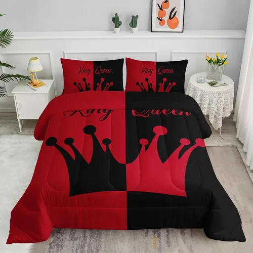 Miniatura 21 de Axolotl Juego de edredón de tigre individual para niños, juego de ropa de cama de animales salvajes para hombres, juego de edredón de mandala