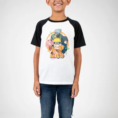 Miniatura 5 de Naruto Uzumaki - Camisetas de manga corta con cuello redondo para niño (4 unidades)