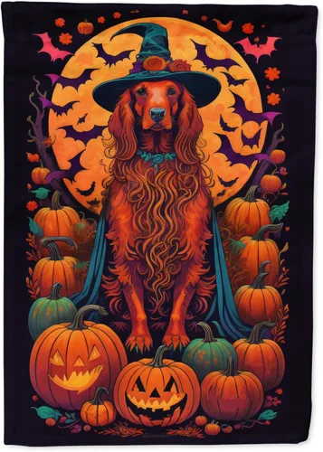 Miniatura 53 de Caroline's Treasures DAC1466GF - Bandera decorativa para jardín de Halloween de Affenpinscher Witchy para jardín, decoración para patio exterior