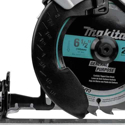 Miniatura 5 de Makita XSH04RB 18V LXT Kit de sierra circular sin escobillas sin escobillas de iones de litio subcompacto de 6-1/2" (2.0Ah)
