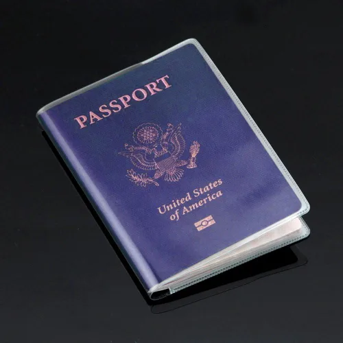 Miniatura 5 de Owfeel 5 protectores de pasaporte de plástico esmerilado + 10 soportes para tarjetas de crédito de plástico transparente