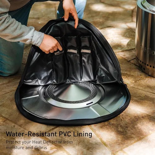 Miniatura 4 de Solo Stove Bolsa de transporte con deflector de calor, pequeña Accesorio protector para deflector de calor Ranger, acrílico teñido en solución