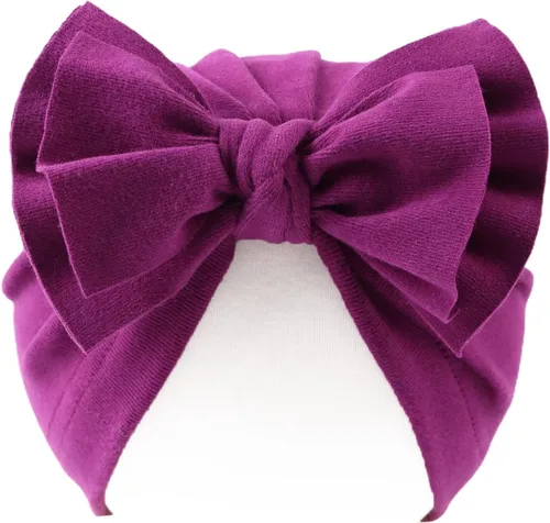 Miniatura 2 de Peecabe Gorro de hospital de algodón para recién nacido, gorro de bebé con lazo, para primavera, verano, 0-36 meses