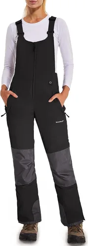 Miniatura 2 de Lelaki Baberos de nieve para mujer, impermeables, resistentes al viento, aislados, pantalones de snowboard para invierno