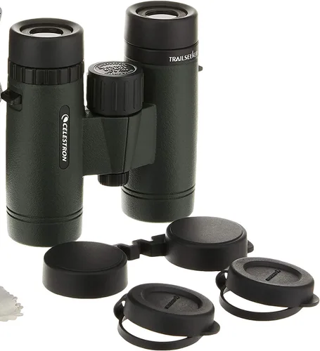 Miniatura 3 de Celestron 71400 Binoculares para rastrear, color verde militar.