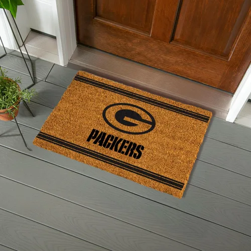 Miniatura 15 de Team Sports America Tapete de entrada de la NFL 28 x 16 pulgadas Escotilla cruzada en relieve Parte trasera antideslizante Decoración