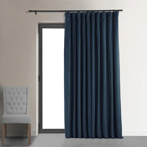 Miniatura 24 de HPD Half Price Drapes Cortinas Opacas Térmicas de Terciopelo Signature para Sala de Estar de 63 Pulgadas de Largo (1 Panel) con Bolsillo para Barra