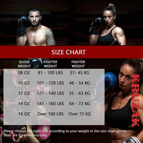 Miniatura 6 de Kruzak - Guantes de boxeo unisex negro mate, guantes de enfoque y equipo de cabeza para kickboxing y entrenamiento de Muay Thai MMA Kit de fitness