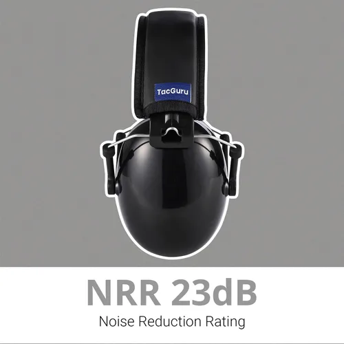 Miniatura 3 de 130 Edición Color Sólido, Orejeras de Protección Auditiva para Niños, Protección Auditiva para Niños, Talla Única para 3-16 Años Negro (Piano Black)