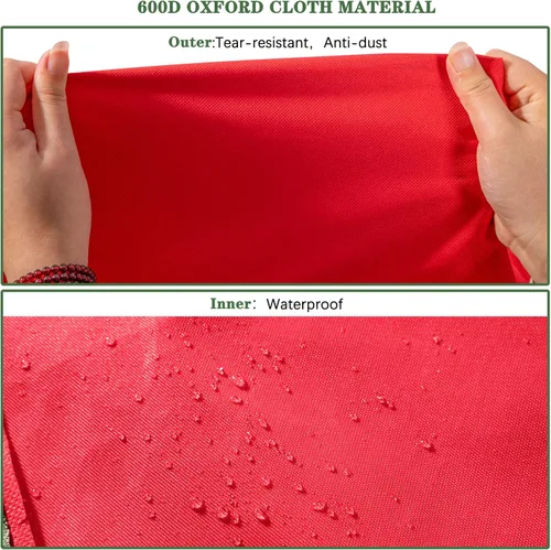 Miniatura 5 de Bolsa de almacenamiento grande y resistente para árbol de Navidad, se adapta a árboles desmontados de hasta 9 pies, 65 x 15 x 29 pulgadas, bolsa