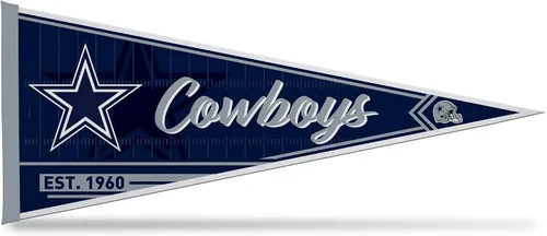 Miniatura 23 de Rico Industries NFL Football Classic - Banderín de fieltro de 12 x 30 pulgadas para decoración de pared, ideal para el hogar, dormitorio, decoración