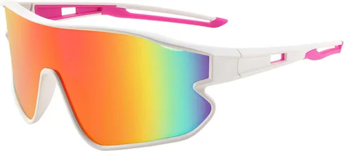 Miniatura 2 de FEISEDY Gafas de sol unisex para jóvenes, gafas de sol de béisbol y tenis, UV400 deportivas para niños y niñas, pantallas de ciclismo B4064