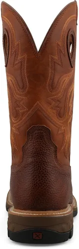 Miniatura 5 de Twisted X Botas de trabajo occidentales con puntera suave para hombre de 12 pulgadas
