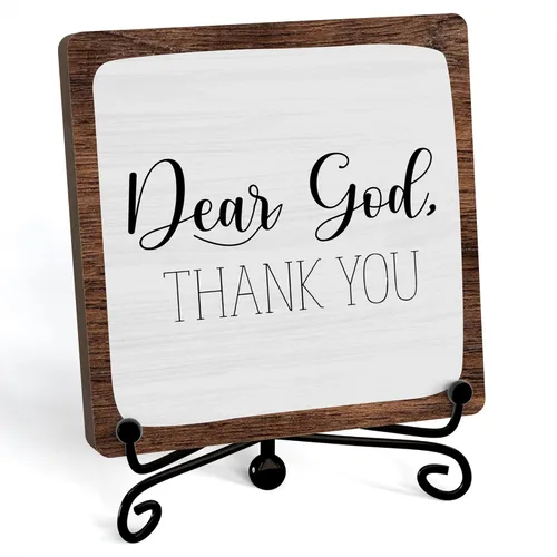 Miniatura 32 de Decoración Inspiradora Cristiana para Escritorio, Letrero "Dios Todavía Está Escribiendo Tu Historia", Decoración de Escritorio para Oficina, Hogar