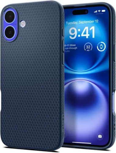 Miniatura 21 de Spigen Liquid Air - Funda diseñada para iPhone 13 (2021), color negro mate