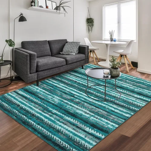 Miniatura 8 de GlowSol Alfombra de pasillo lavable de 2 x 6 pies, antideslizante, suave, alfombra de baño que no se desprende, alfombra de interior de pelo bajo