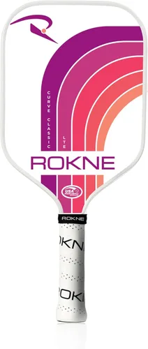 Miniatura 20 de ROKNE Curve Classic Pickleball Paddle Paletas de pickleball de fibra de vidrio aprobadas por USAPA Ingeniería de precisión y comodidad Textura