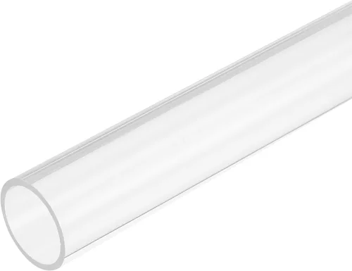 Miniatura 13 de MECCANIXITY Tubo acrílico rígido redondo tubo transparente 0.236 in ID 0.315 in OD 12.008 in longitud para lámparas y linternas, sistema