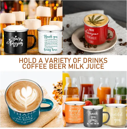 Miniatura 4 de Norme 10 tazas de regalo de agradecimiento, regalos de agradecimiento a los empleados, a granel para la semana del profesor, enfermera, 12 onzas