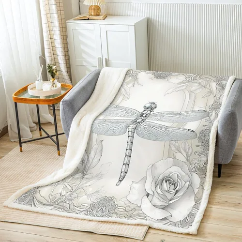 Miniatura 20 de Manta con corona de princesa a la moda para sofá, estampado de corazones rosas y puntos para niños, mujeres y niñas, decoración de habitación, manta